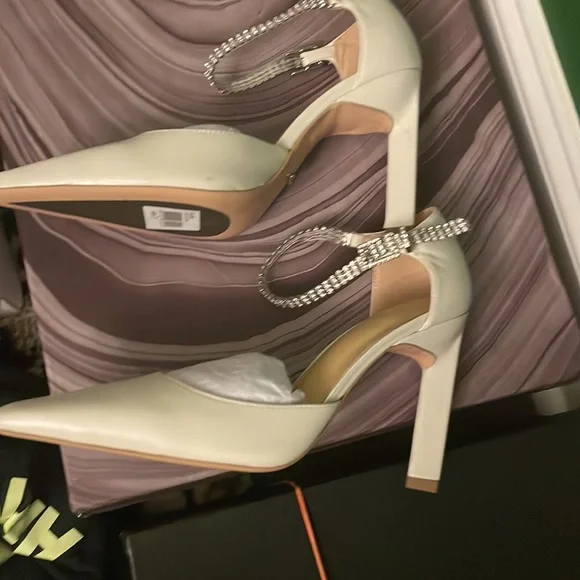 Tony Bianco Eliza Heel in Dove Nappa from REVOLVE - Picture 4 of 9